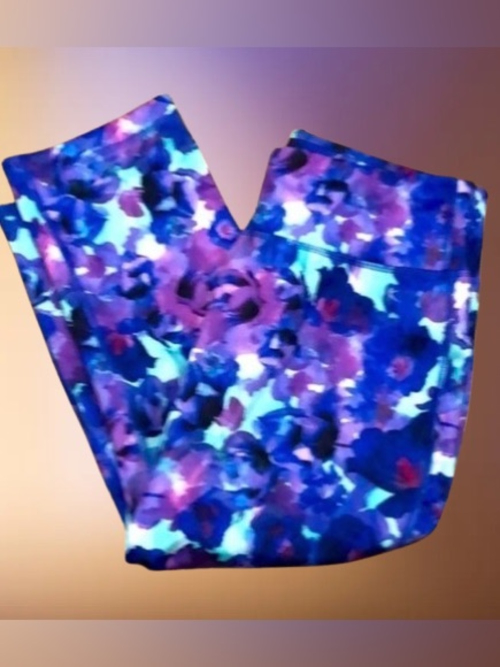 Danskin Floral Workout Capri Pants S